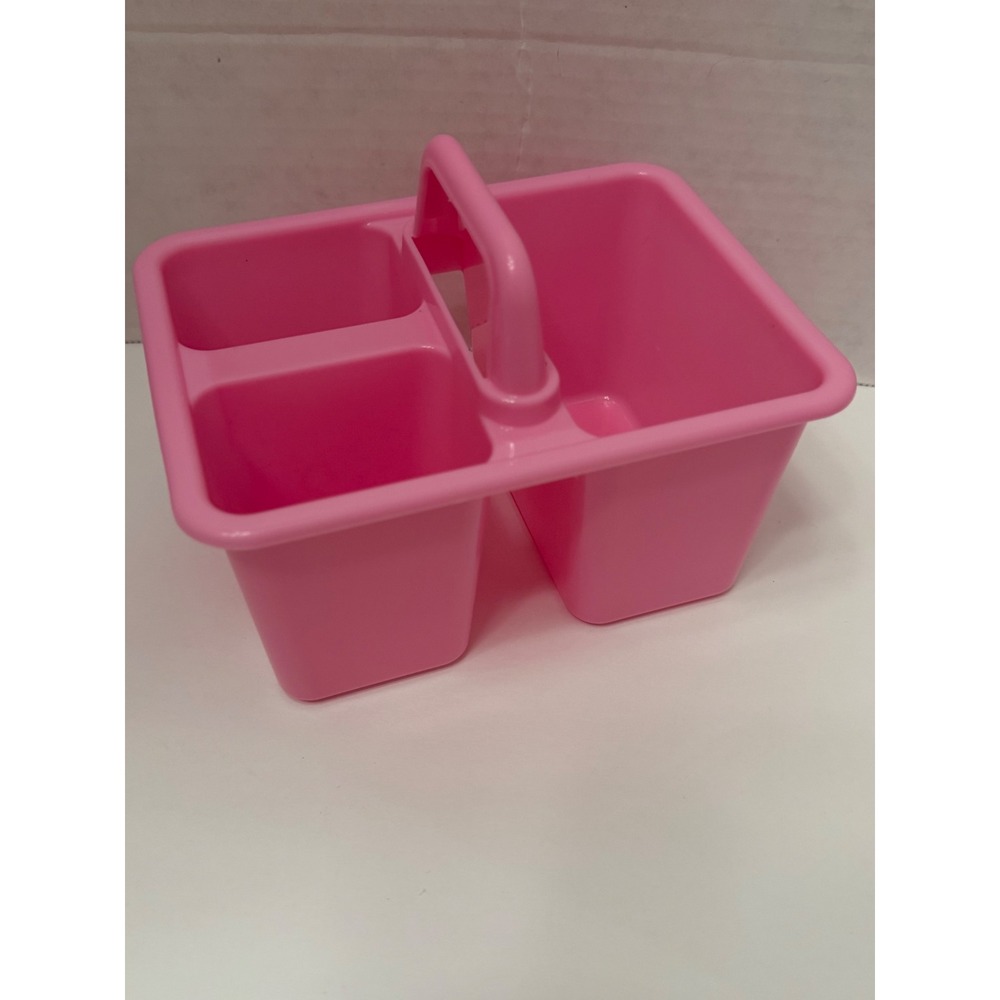 Pink Small Craft Caddy 3 Compartment Organizer 252645 Greenbrier International